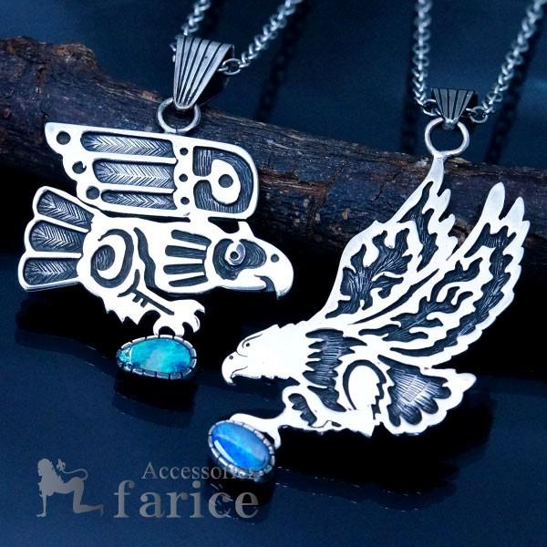 Indian Jewelry インディアンジュエリー 天然石 イーグル 鷲 羽