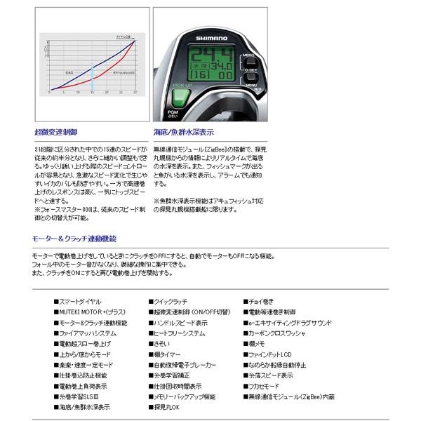 シマノ（SHIMANO） フォースマスター800 (ForceMaster) 03295 4号-200