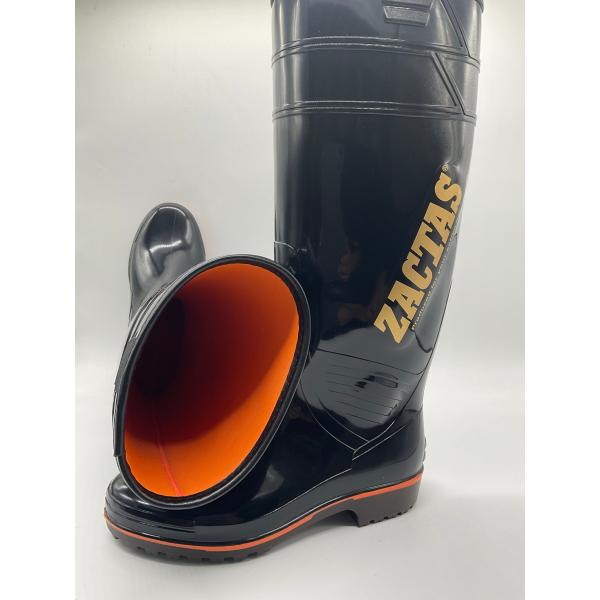 防寒ザクタス Z-02W 弘進ゴム 日本製 23〜29cm 黒 耐油長靴 丈長 抗菌
