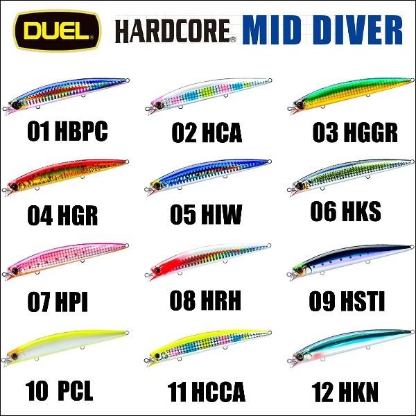 DUEL（デュエル） ハードコア ミッドダイバー F 115 18g F1192 ソルト