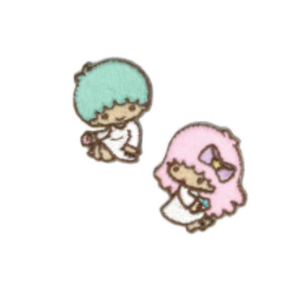 スモSR1099 【サンリオキャラクター】2Pセットワッペン【リトルツイン