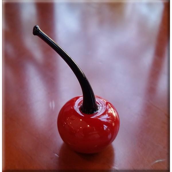 ベネチアンガラス製ミニオブジェ・さくらんぼ : ミオ・ヴィーノ Mio