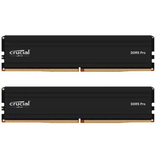 Crucial Pro 128GB(64GBx2) DDR5-5600(PC5-44800) UDIMM CL46 (24Gbit