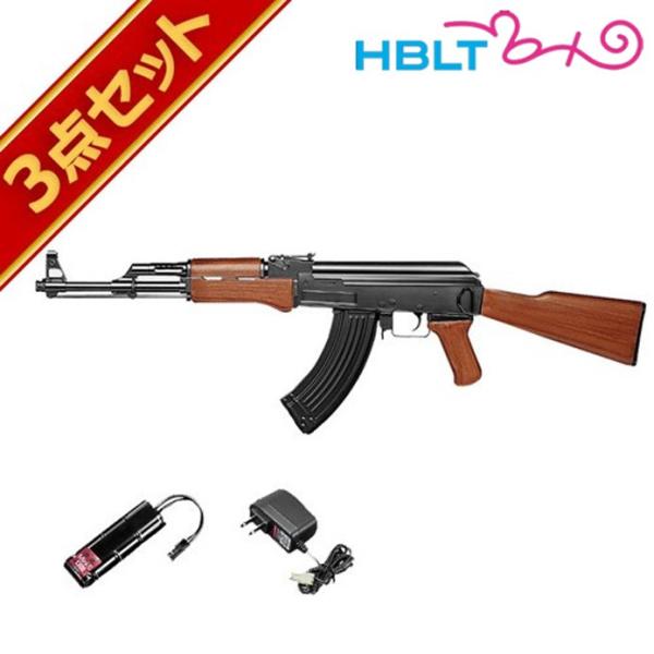 TOKYO MARUI（東京マルイ） フルセット AK47 電動ガン バッテリー 充電