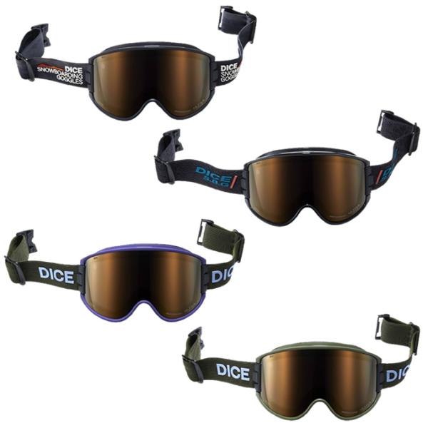 DICE（ダイス） スキー スノーボードゴーグル 眼鏡対応 メンズ