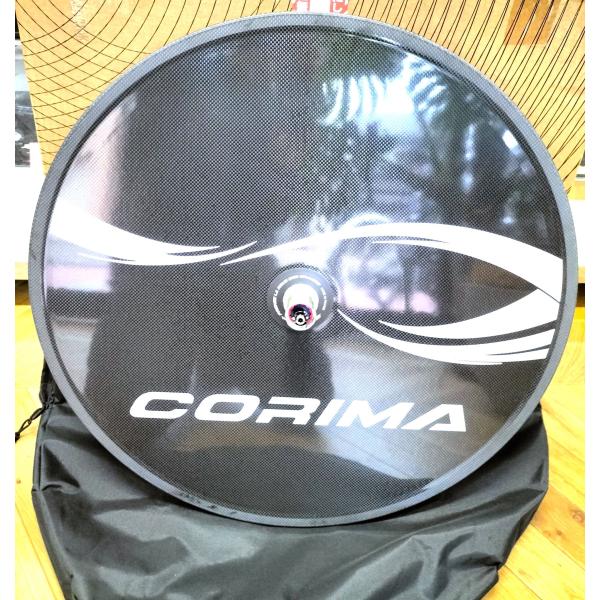 中古美品 CORIMA ディスクホイール シマノ11、12s チューブラー 中古美