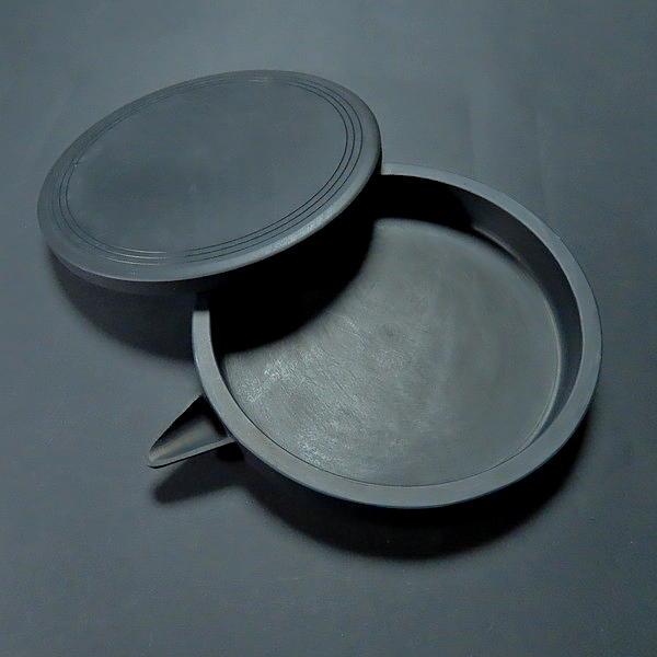 在庫限り40%OFF】書道硯 細羅紋硯 丸型6吋｜書道 書道硯 蓋付き 墨池