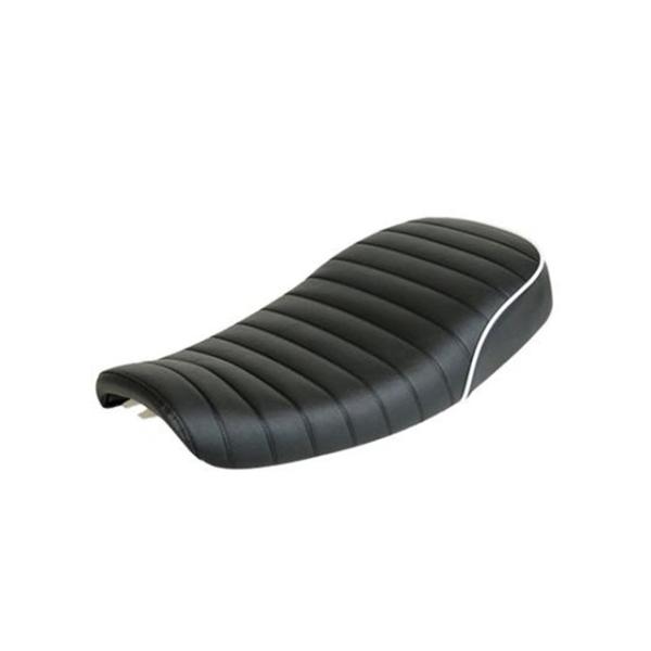 GOODS（グッズ） キングシート ブラック／ホワイト SR400/500 （-08年