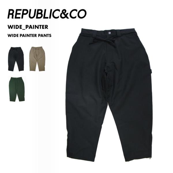 Republic & Co/リパブリック メンズ スノーウェア パンツ WIDE PAINTER