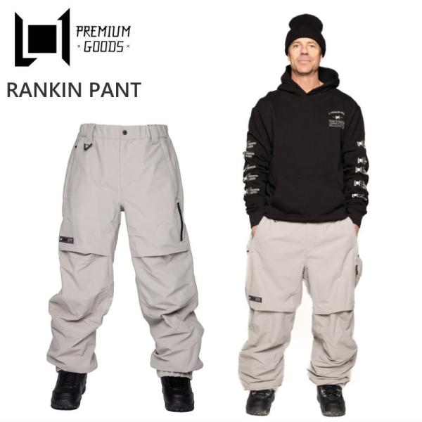 L1 ◎ 24-25 L1 RANKIN PANT カラー:ROCK メンズ スノボウェア