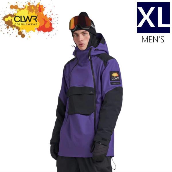 CLWR（カラーウェア） ○ CLWR Foil Anorak JKT PURPLE XLサイズ