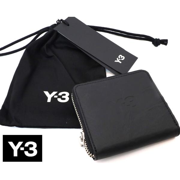 Y-3 2025年秋冬入荷 ワイスリー WALLET BLACK 財布 本革レザー 小銭