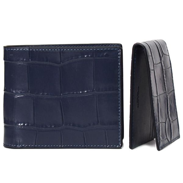 COACH（コーチ） メンズ 財布 クロコダイル エンボスドレザー 型押し