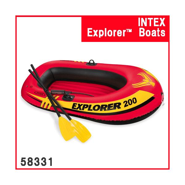 ツーマンボート エクスプローラー200セット 二人乗りボート ゴムボート