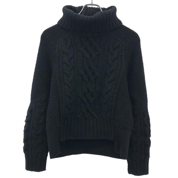 sacai（サカイ） 21AW スヌードケーブルニットセーター 21-06024