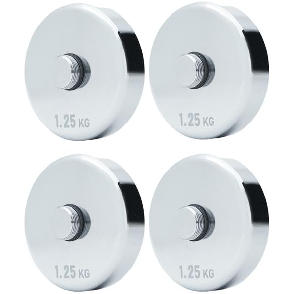 STEADY（ステディ） 可変式ダンベル クローム プレート 1.25kg 4個