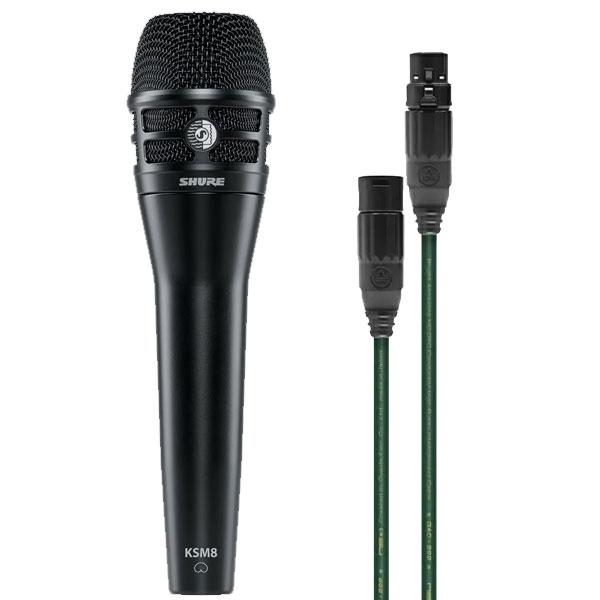マイクケーブル付属キャンペーン］SHURE KSM8/B-J ダイナミックマイク