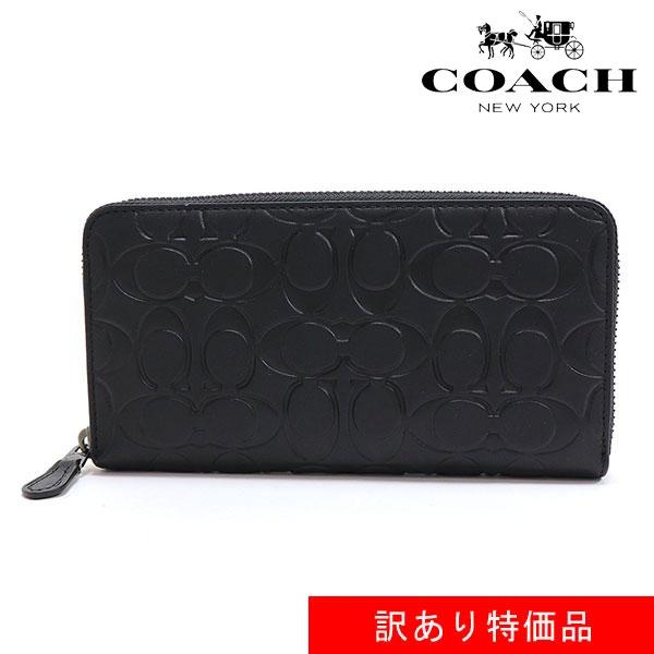 COACH（コーチ） 【訳あり】 長財布 メンズ COACH Wallet ラウンド