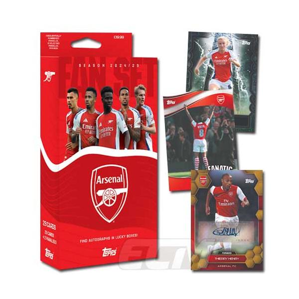 TOP03】【国内未発売】Topps アーセナル 24-25 ファンカードセット
