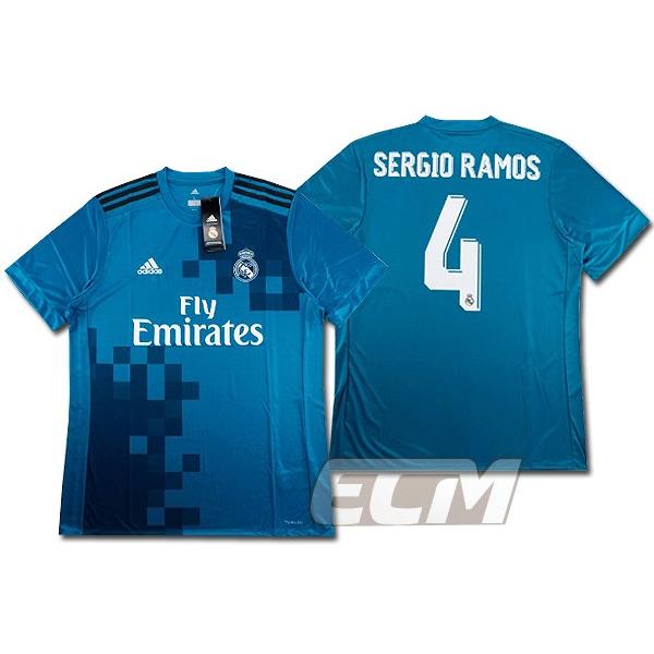 予約RMD08】レアルマドリード サード 半袖 4番 セルヒオ・ラモス【17