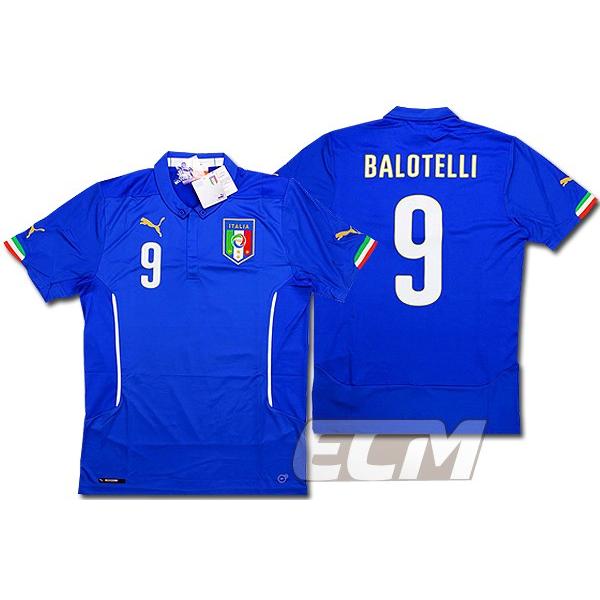 SALE】イタリア代表 ホーム 半袖 9番 マリオ・バロテッリ ジュニア