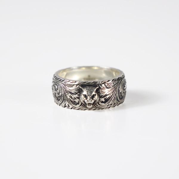 GUCCI（グッチ） リング Tiger Head Silver Ring YBC4335710010 メンズ