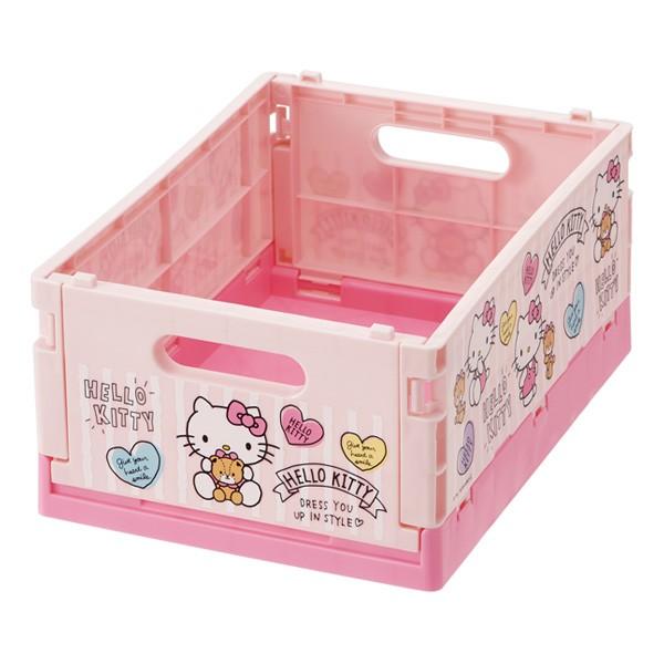 sanrio（サンリオ） 折りたたみコンテナ S ハローキティ コンテナ 収納