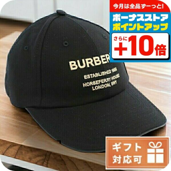 バーバリー ブランド キャップ メンズ BURBERRY コットン レザー