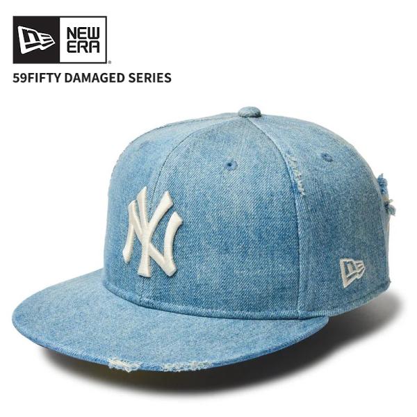 NEW ERA（ニューエラ） デニム キャップ 帽子 ダメージ加工 NEW ERA