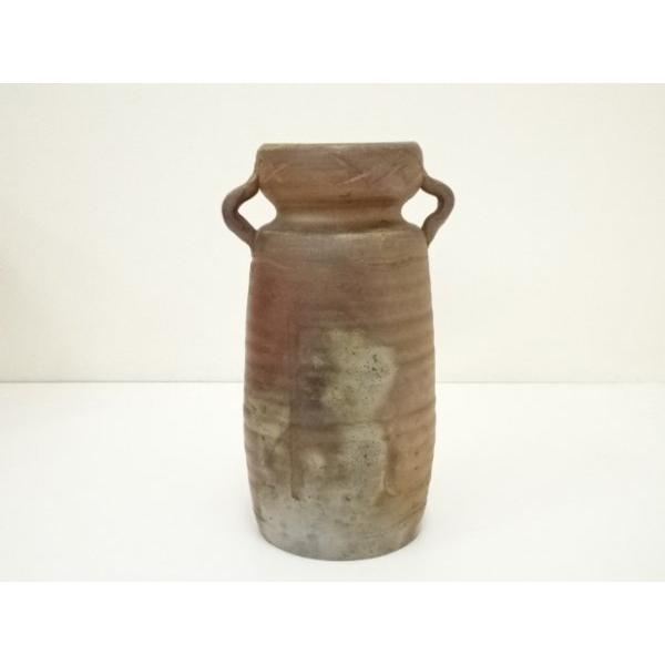 ys7340372; 宗sou 備前焼 金本忠彦造 花入【道】 : お茶道具・着物 宗