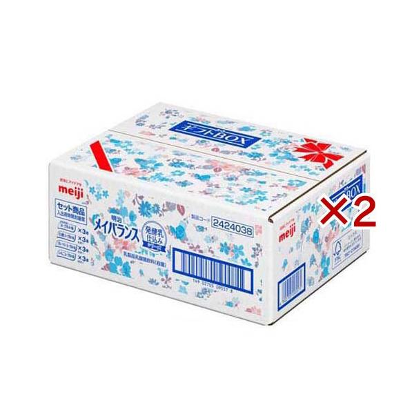 メイバランスミニ カップ 発酵乳仕込みシリーズ ギフトBOX 4種類*3本