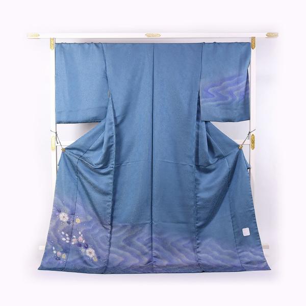 久保田一竹 国内手縫いお仕立て付き 一竹工房 一竹辻が花 訪問着 銀糸