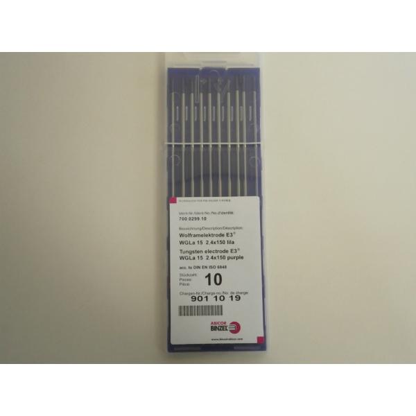 日本ビンツェル（BINZEL）タングステン電極棒 E3 2.4mm 10本入 : SA