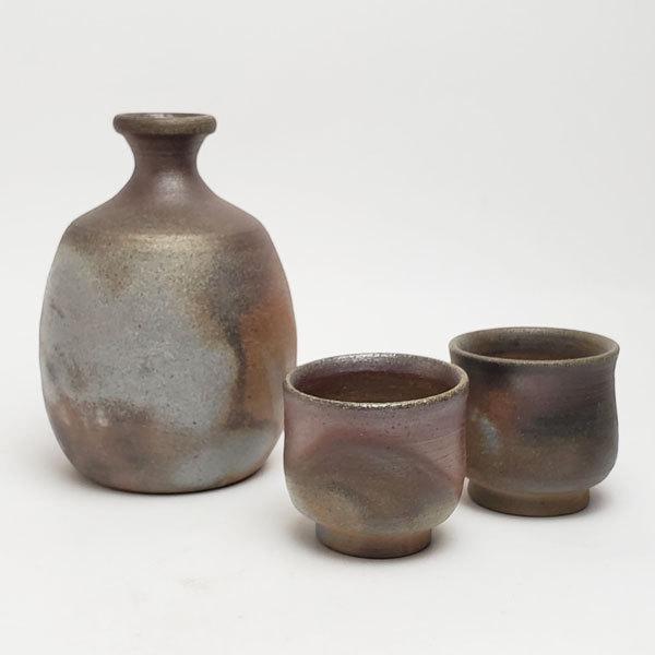 備前焼 半酒器（桟切） | おしゃれ 日本製 工芸品 山口県 和食器 陶器