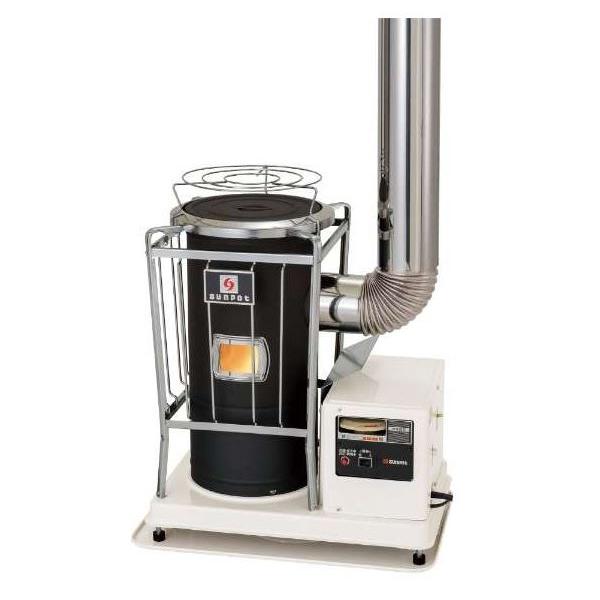 サンポット 煙突式半密閉型石油ストーブ KSH-8BS-K9C 暖房：木造19畳