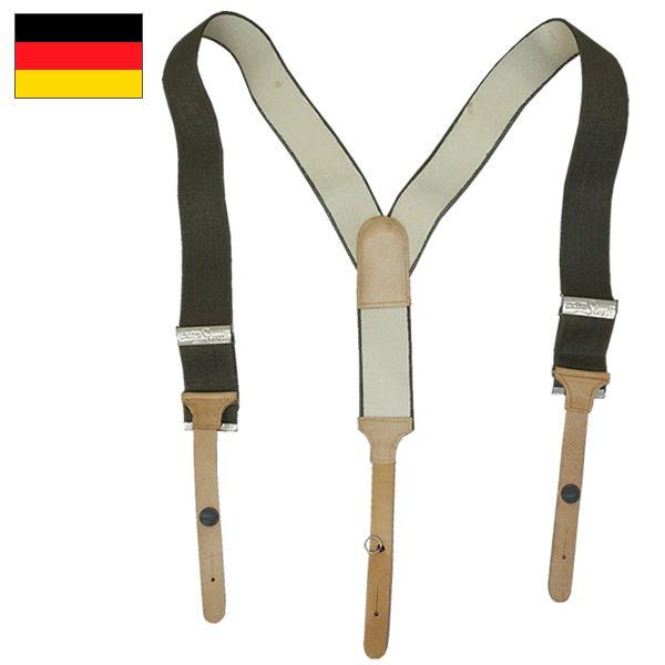 メール便可 東ドイツ軍 ラバーサスペンダー デッドストック SS027NN
