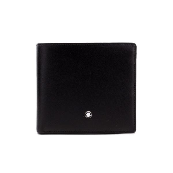 MONTBLANC（モンブラン） 二つ折り財布 メンズ ブラック MONT BLANC