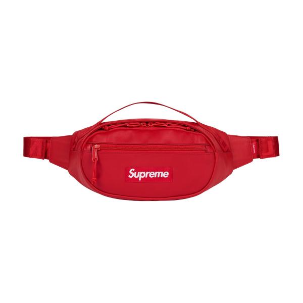 Supreme（シュプリーム） 23FW Supreme Leather Waist Bag Red