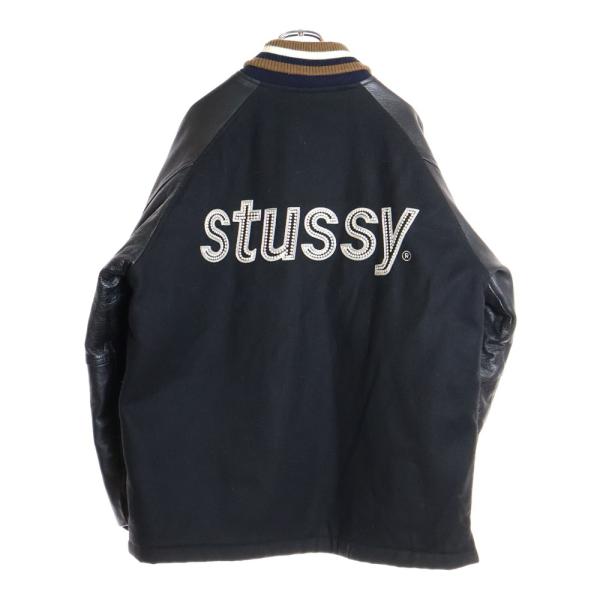 STUSSY（ステューシー） 90S 15周年 ロゴ刺繍 スタジアムジャケット