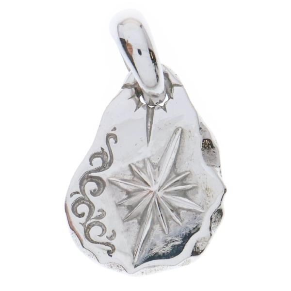 SAAD サード シルバー 925 サンシンボル アラベスク タタキ ペンダント