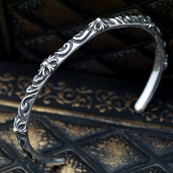 送料無料】 SBTバングル ブレスレット クロス シルバー925 メンズ