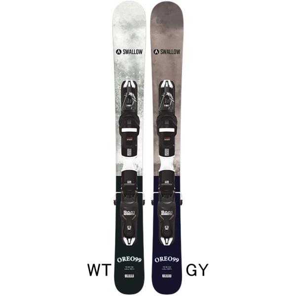 大人用 スキー板 ビンディングセット ショートスキー スキーボード