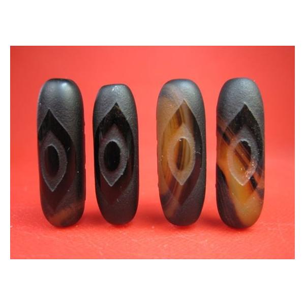 861 天珠 六字真言 梵字 十二眼天珠 貴重 珍品 dzibeads！ sunflower-