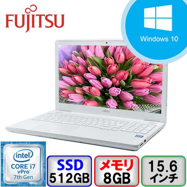 LIFEBOOK AH ノートパソコン 富士通 中古 Windows10 Home 64bit Office