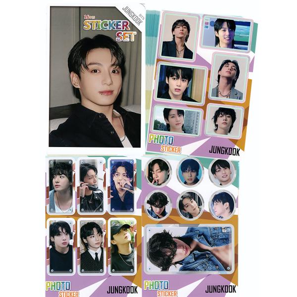 BTS ジョングク グッズ ステッカーセット 87枚入 フォトステッカー