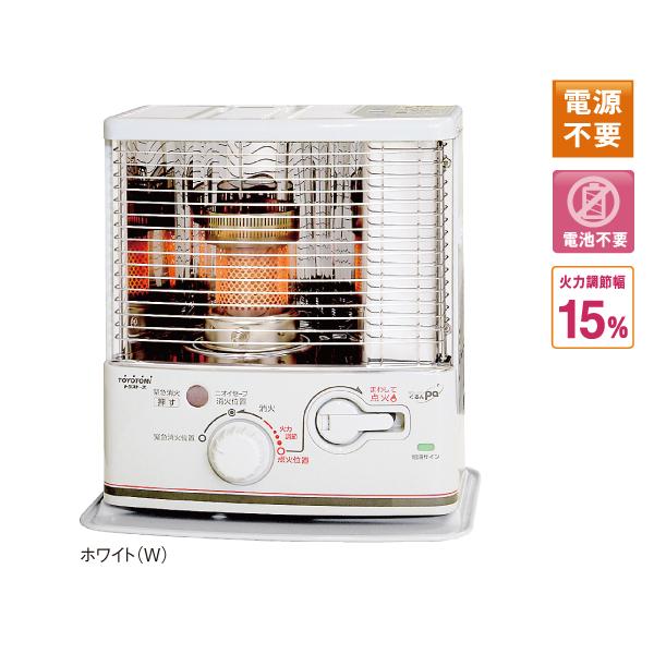 RS-G240(W) 石油ストーブ トヨトミ 暖房 乾電池不要 灯油 安全 節約