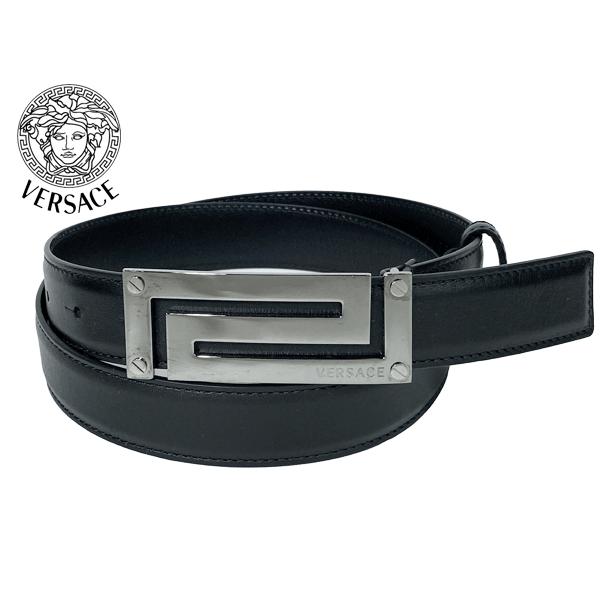 GIANNI VERSACE ヴェルサーチ ベルト DCU8602S DV9T D41E ロゴ入り