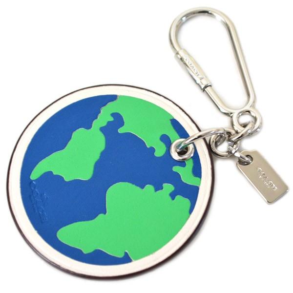 ◇コーチ◇ キーホルダー / 地球 / シグネチャー柄 COACH（コーチ