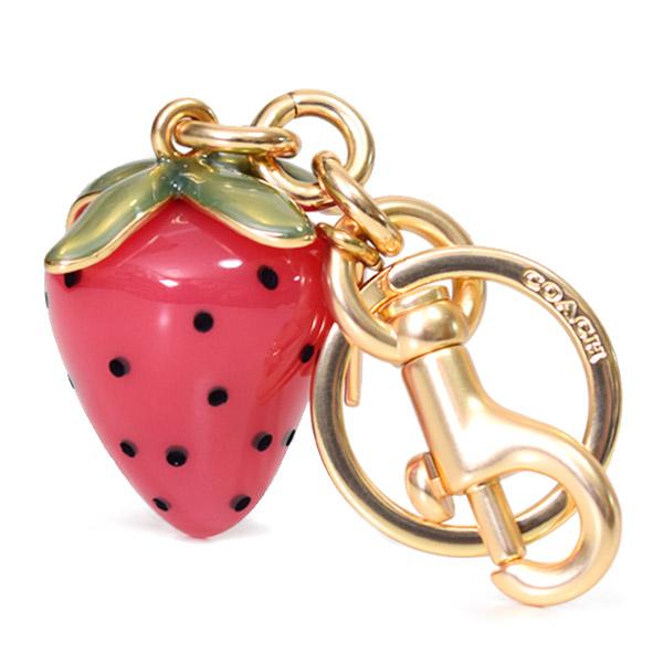 COACH（コーチ） キーホルダー レジン メタル ストロベリー いちご 苺