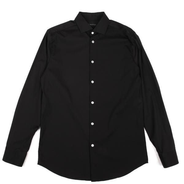 theory（セオリー） コットン混ストレッチ長袖シャツ 黒38 【メンズ